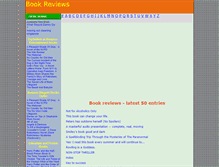 Tablet Screenshot of bookreviews.waraxe.us